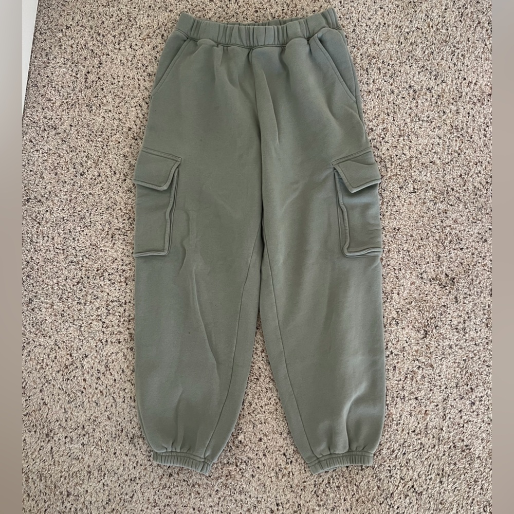 Abercrombie & Fitch Sage Green Sweatpants